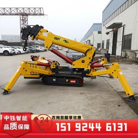 中钰 5吨蜘蛛吊车 小空间履带起重机 微型设计起吊能力强
