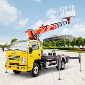 江铃蓝牌25米高空作业车 路灯设备维修高空直臂登高车